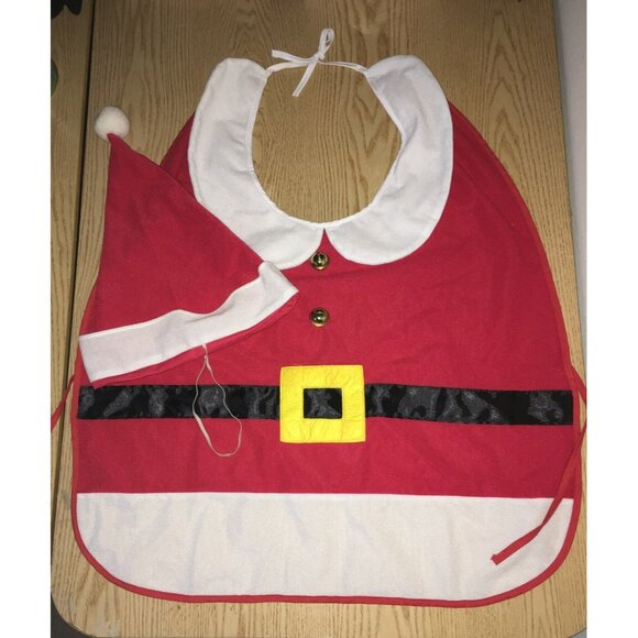 New Cristmas Doggie/Cat Santa Suit With Hat Size Large/XL - Picture 3 of 3